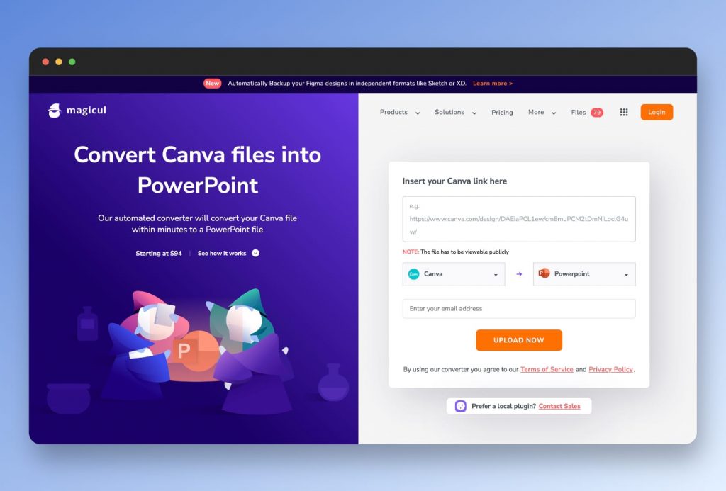 how to get a presentation from canva to google slides