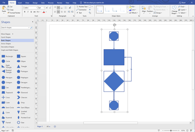 create a powerpoint presentation from visio