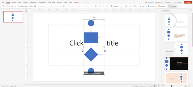 create a powerpoint presentation from visio