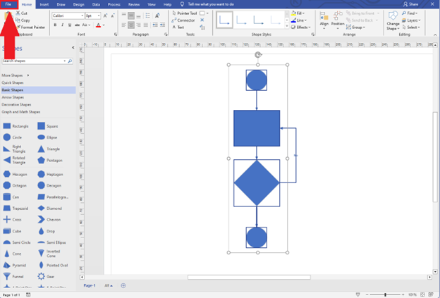 create a powerpoint presentation from visio