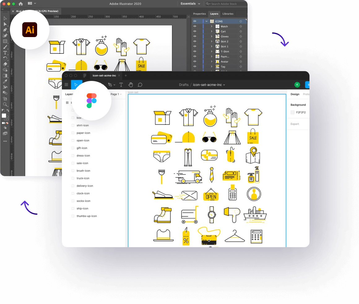 Illustrator to Figma converter example