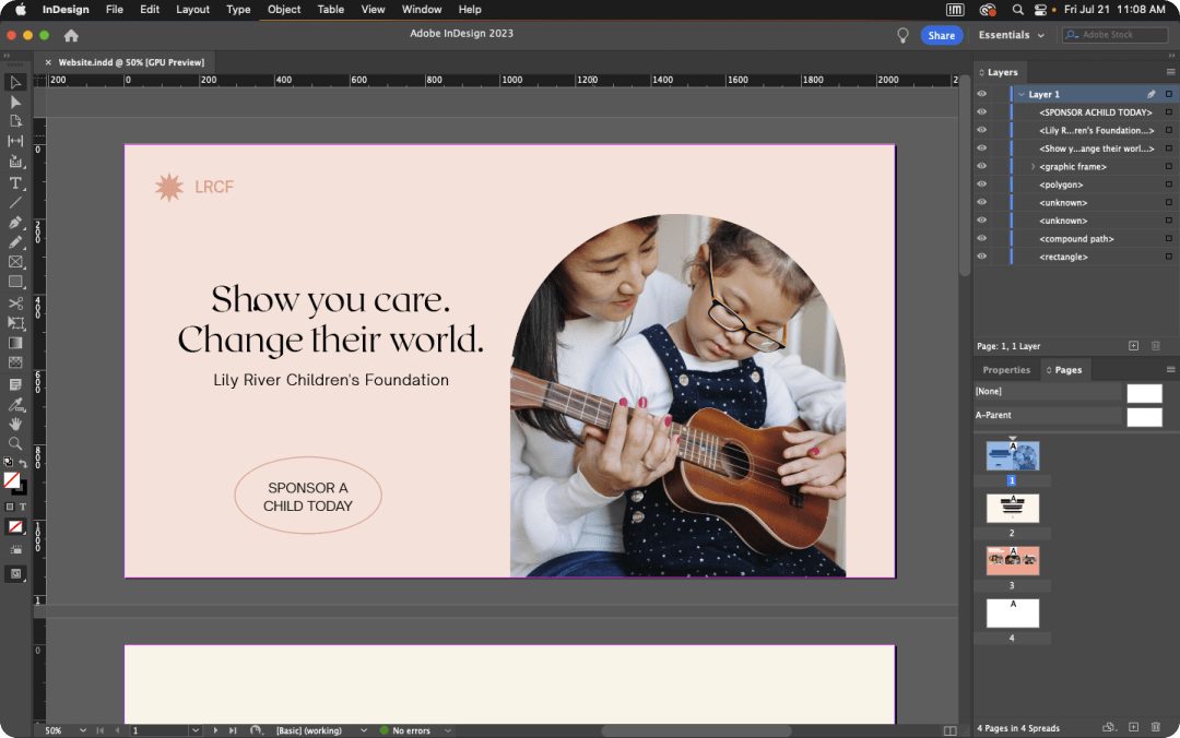InDesign Demo Preview