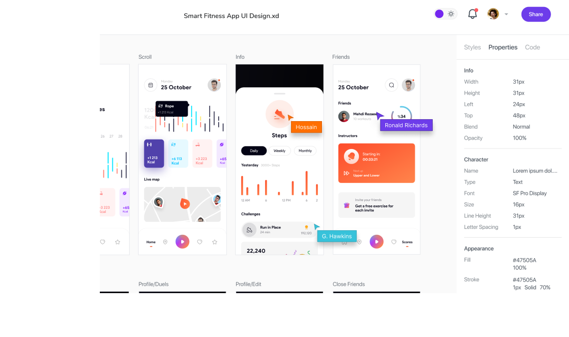 Share Adobe XD and Figma designs
