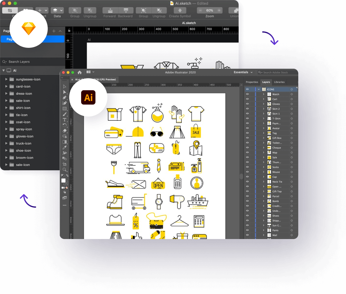 Exporting Assets in Sketch  Did you know you can export individual assets  from Sketch Cloud Dont make your dev team download a whole file to grab  an asset again Simply select